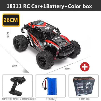 1:18 Scale RC Car 2.4G 4WD 40+MPH High Speed Fast Remote Controlled Car HS 18311 18321 18302 RC Truck Christmas Toys Boy Gifts