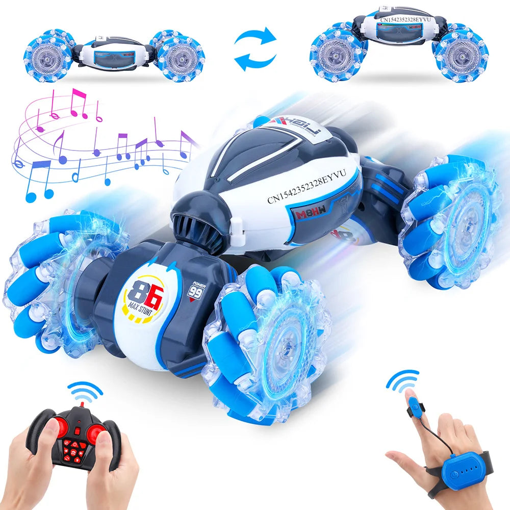 RC Car Remote Control Stunt Toy Car 4WD 1:18 Gesture Sensing RC Drift Cars Twist Climbing Off Road Kids Girl Gift Children Toys