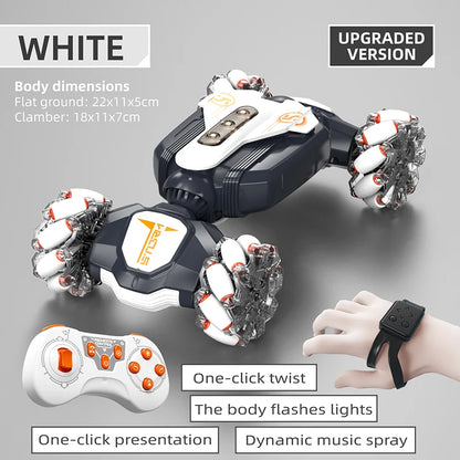 2.4G RC Stunt Car Watch Hand Gestures 360° Rotating Off-road Climbing Remote Control Car Toy For Kids Gift